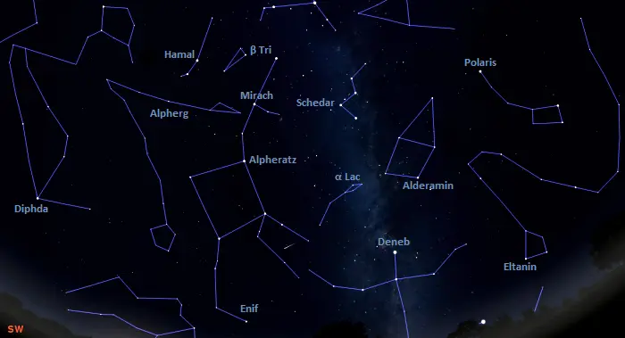 lucidae,brightest stars in the 88 constellations