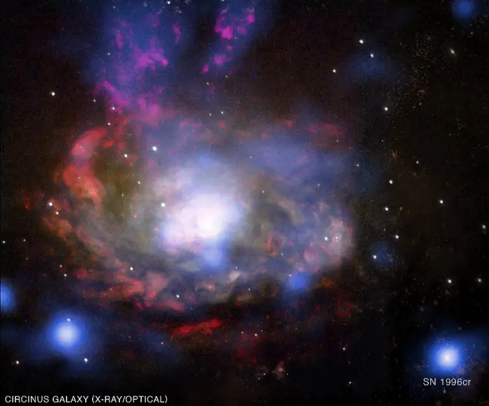 SN 1996cr,supernova in circinus galaxy