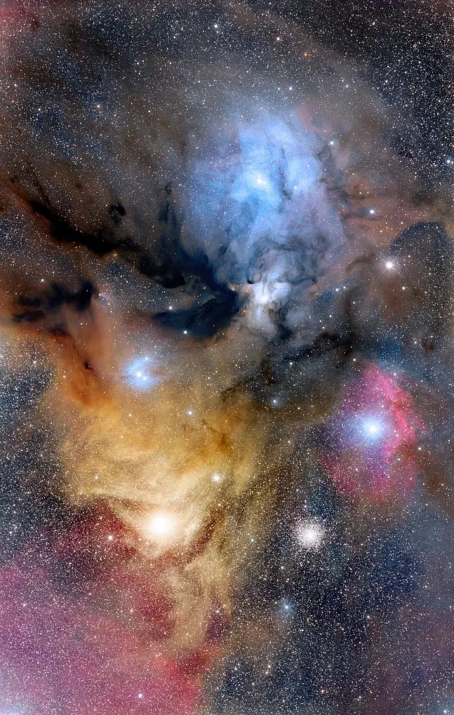 antares,rho ophiuchi cloud complex