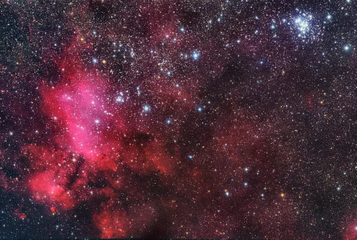 prawn nebula,northern jewel box,false comet,ngc 6231,ic 4628