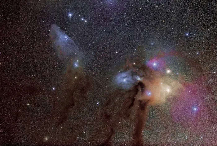 rho ophiuchi region and antares