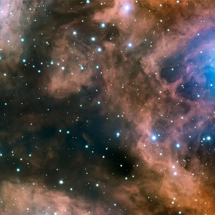 lobster nebula vlt,war and peace nebula very large telescope