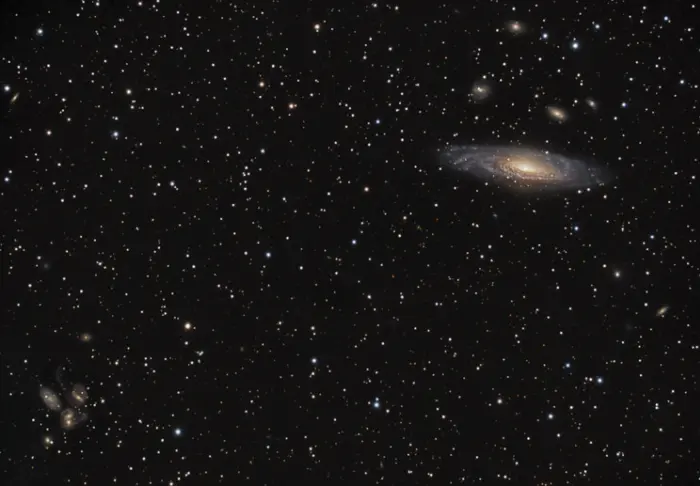 ngc 7331 group and stephan's quintet