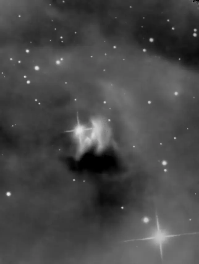ngc 1555 timelapse,hind's variable nebula 