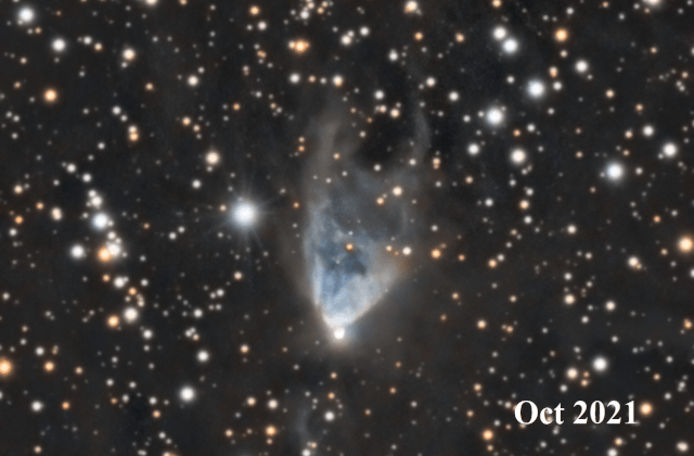 ngc 2261 timelapse,variable nebula