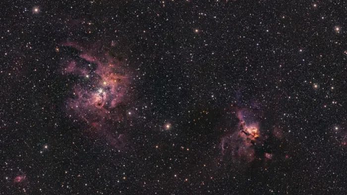 NGC 3576 and NGC 3603 ESO VISTA
