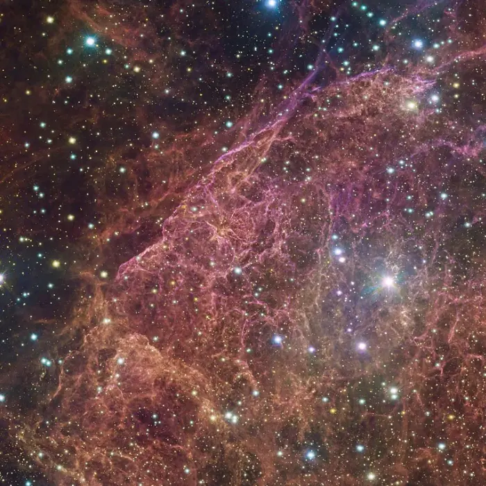 vela supernova remnant detail