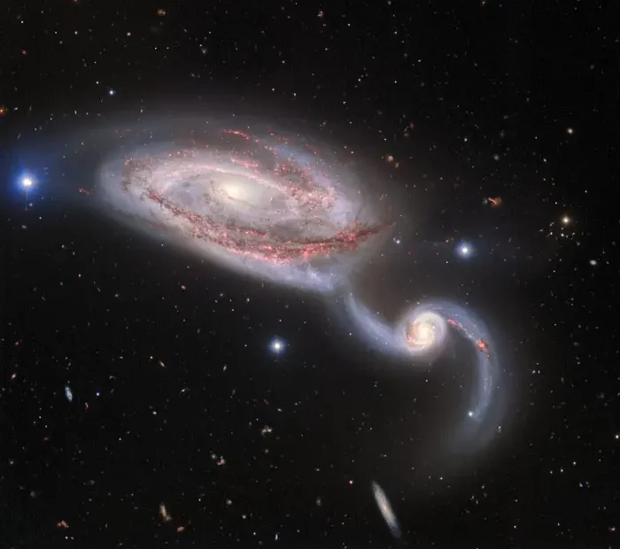 heron galaxy,ngc 5394,ngc 5395