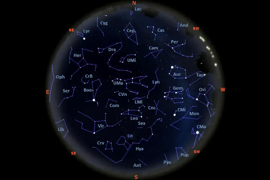 constellations in the sky tonight,constellations in april,constellations visible tonight