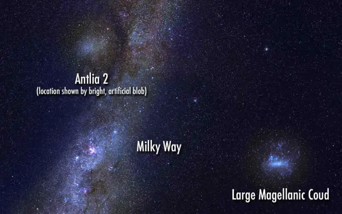 Antlia II galaxy