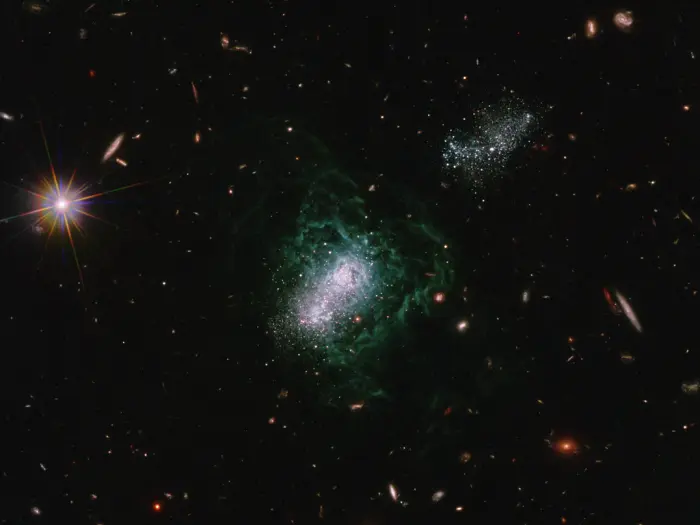 I Zwicky 18 galaxy