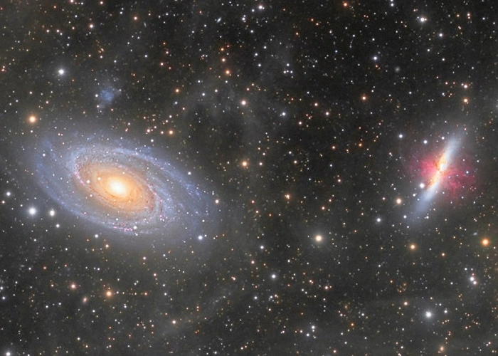 bode's galaxy and cigar galaxy