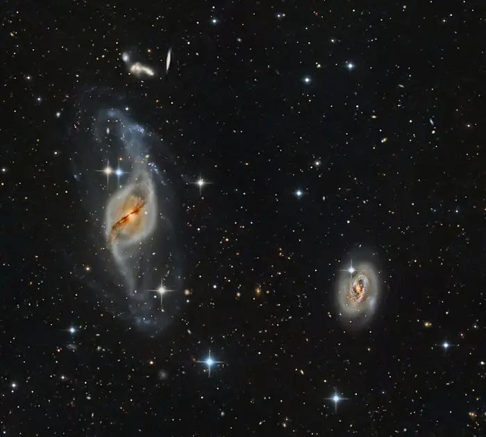 ngc 3718 and ngc 3729