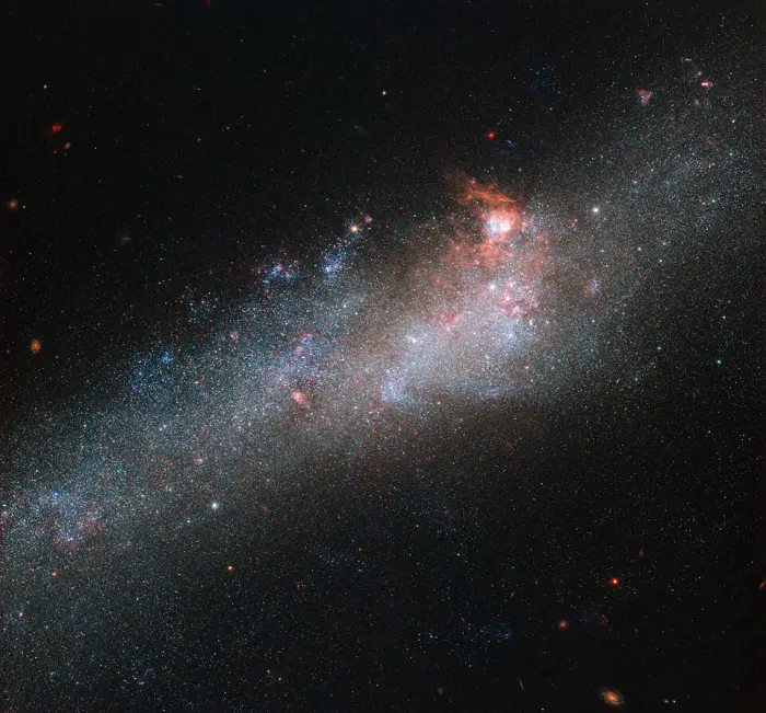 hockey stick galaxy hubble