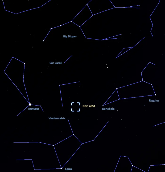 how to find the umbrella galaxy,where is the umbrella galaxy in the sky