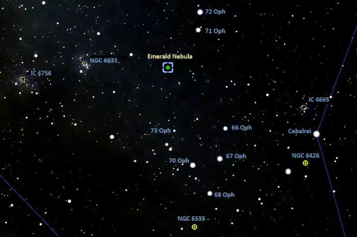 ngc 6572 and bull of poniatowski