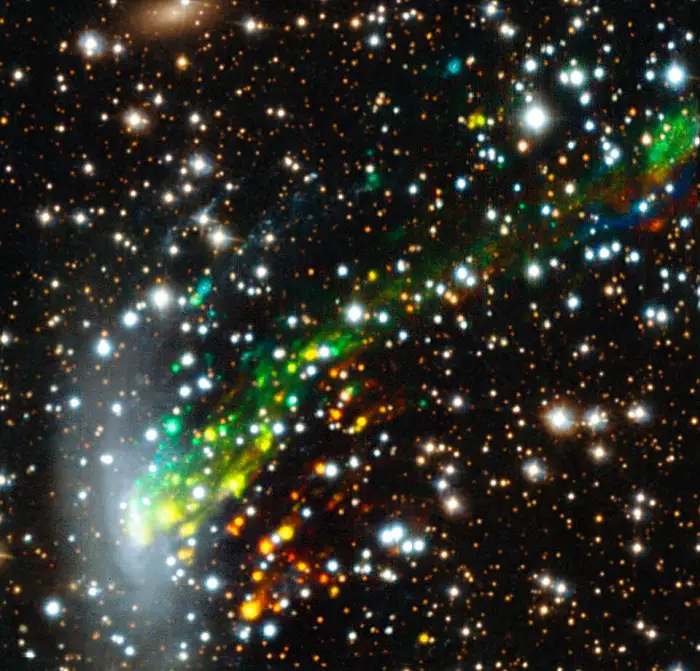 jellyfish galaxy muse image