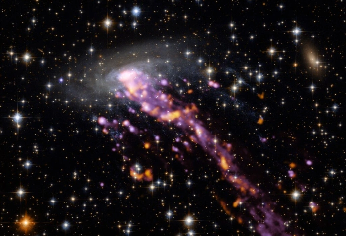jellyfish galaxy composite