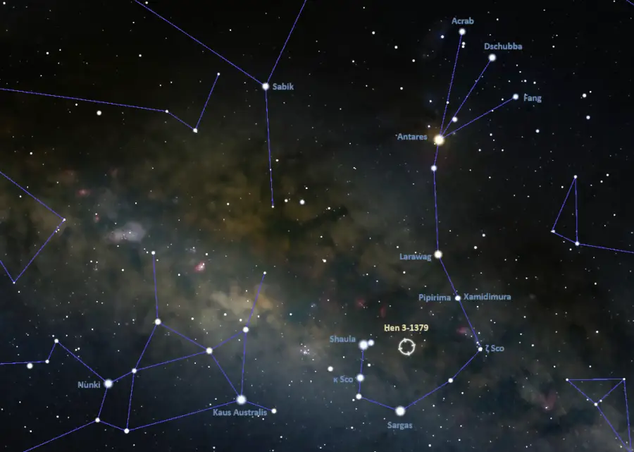 how to find the fried egg nebula,where is the fried egg nebula in the sky