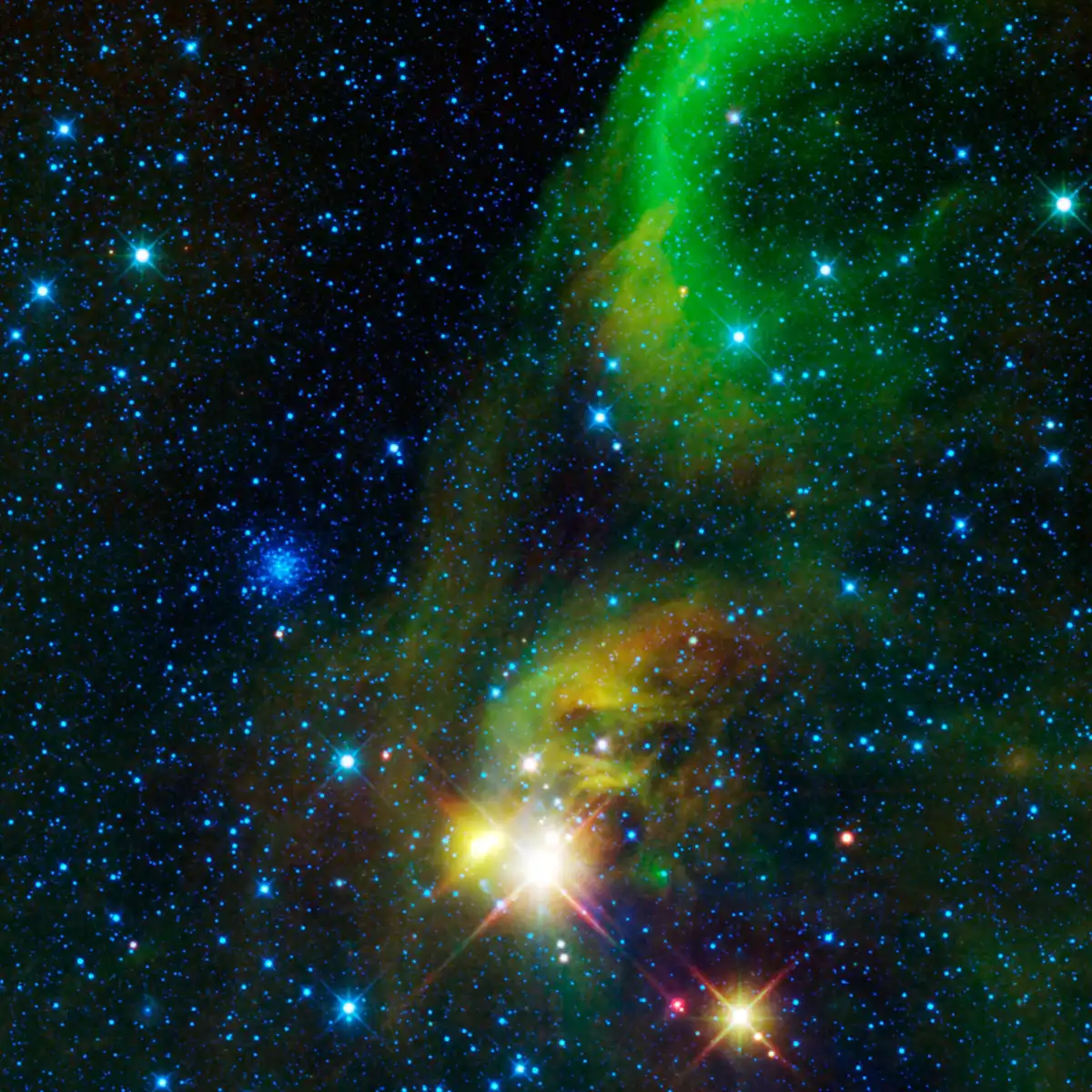 chandelier cluster and coronet cluster,ngc 6723 infrared