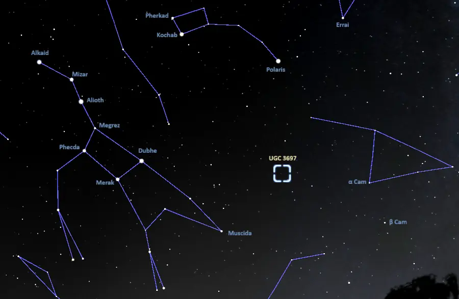 how to find the integral sign galaxy,where is the integral sign galaxy in the sky