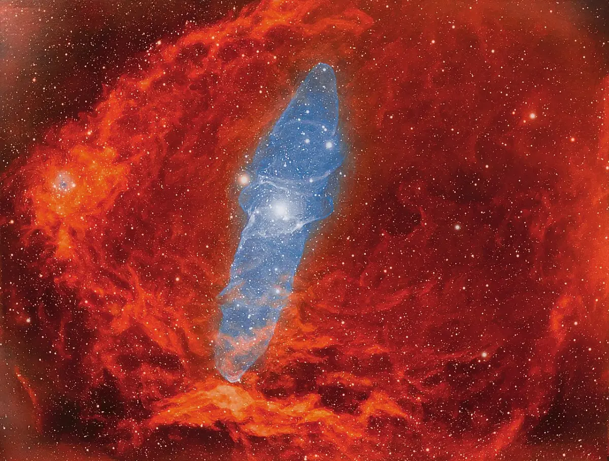 outters 4,giant squid nebula,flying bat nebula,sh-129