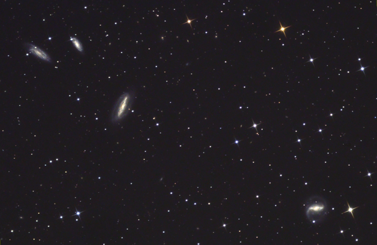 grus quartet of galaxies,NGC 7552,NGC 7582,NGC 7590,NGC 7599