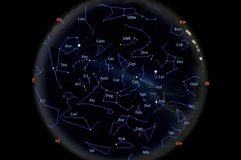 constellations in the sky tonight,constellations visible tonight