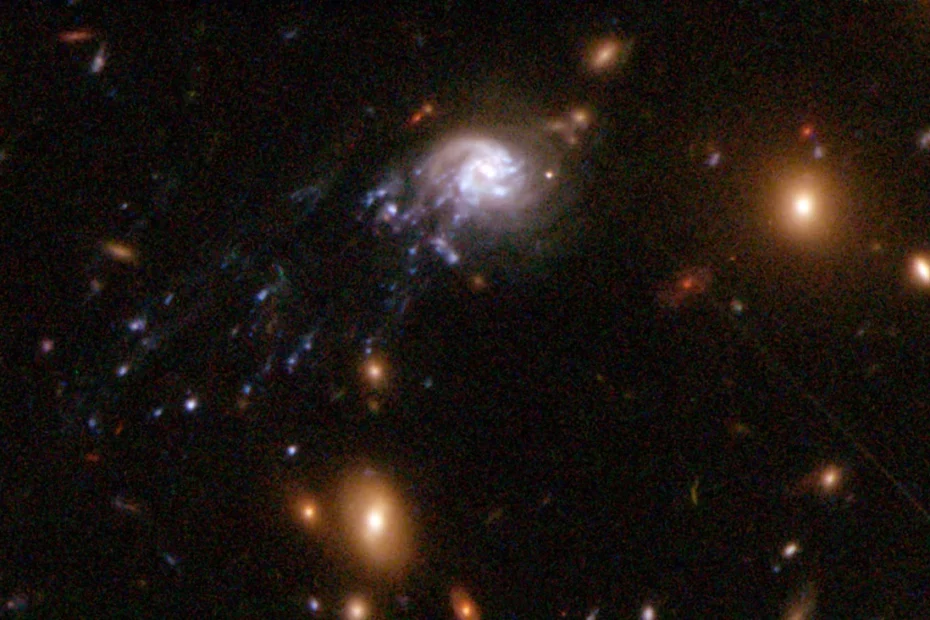 comet galaxy,abell 2667