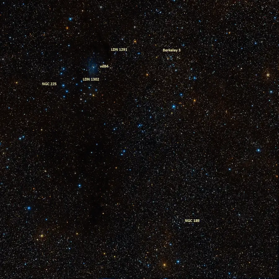 ngc 225,ngc 289,berkeley 3