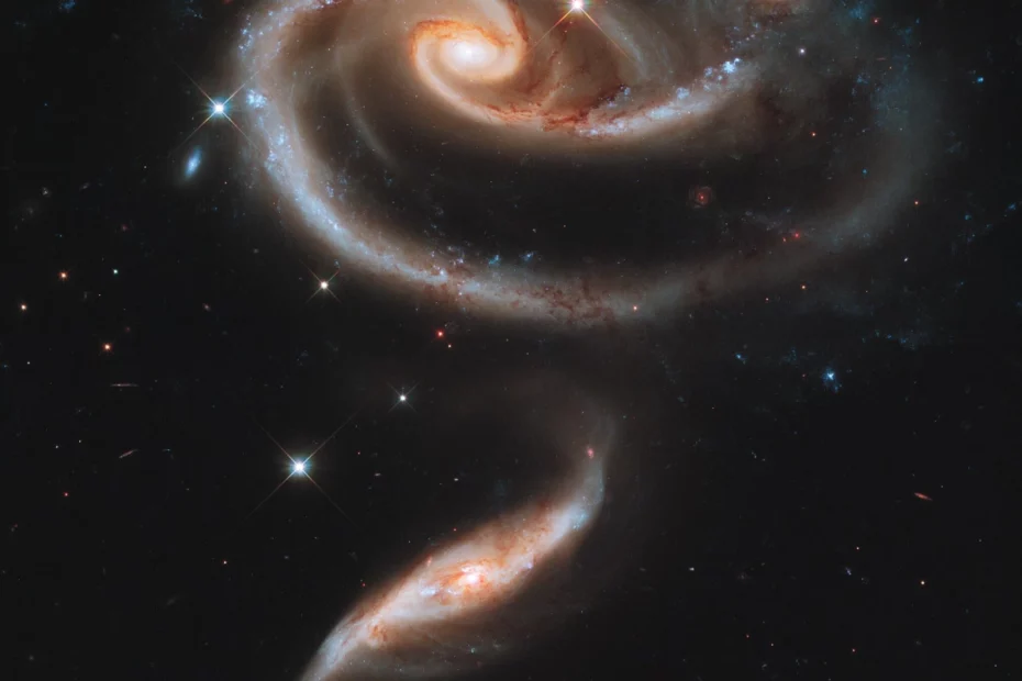 arp 273,rose galaxy