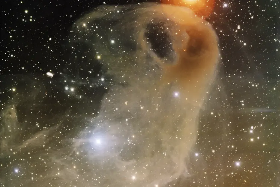 baby eagle nebula,lbn 777,barnard 207,vulture head nebula