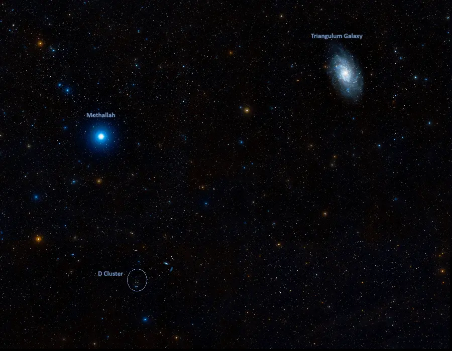 alpha trianguli,collinder 21,messier 33