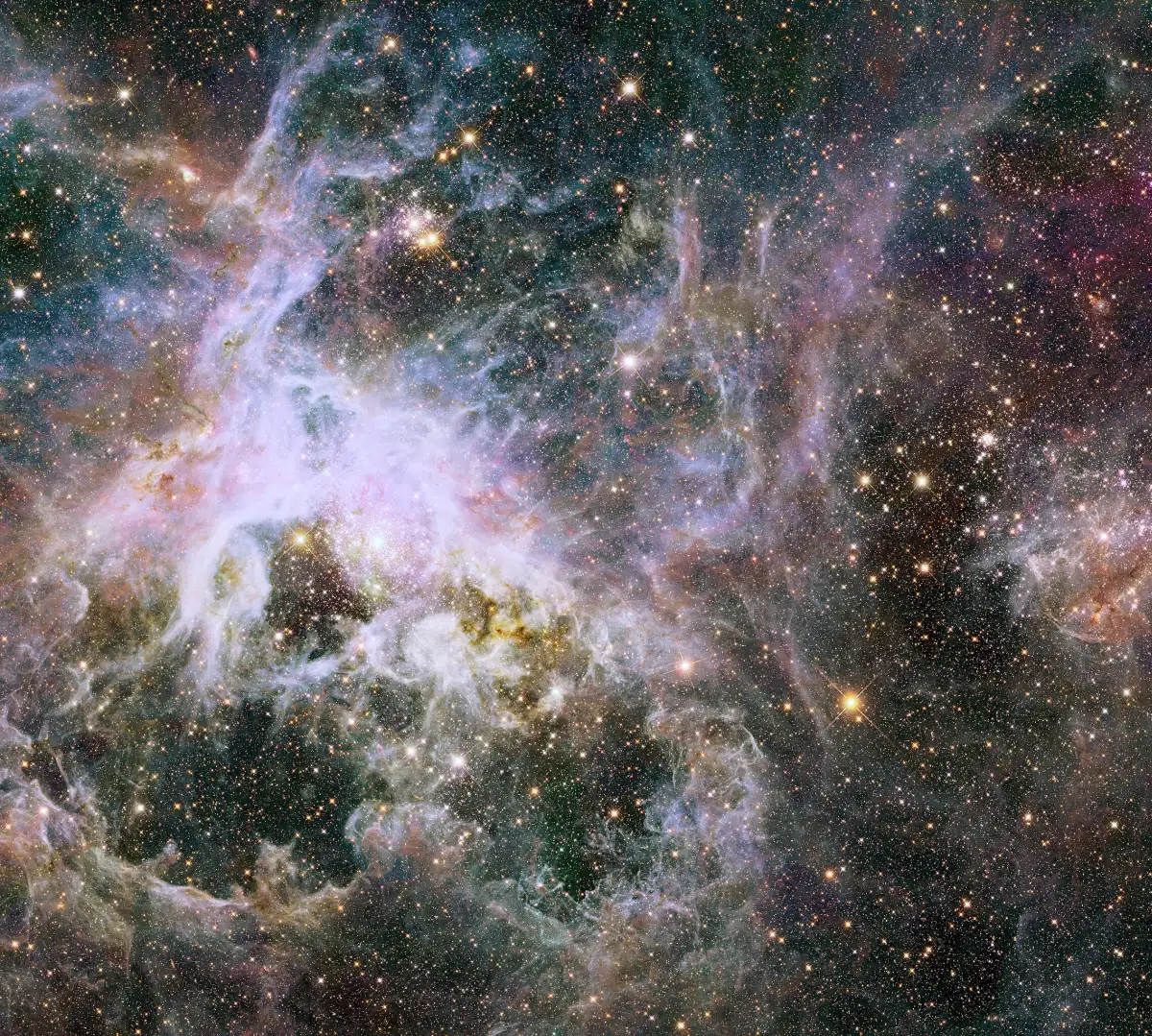 30 doradus nebula,tarantula nebula 
