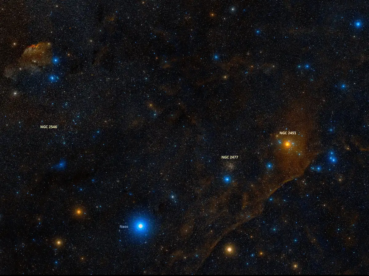 ngc 2477,ngc 2451,ngc 2546