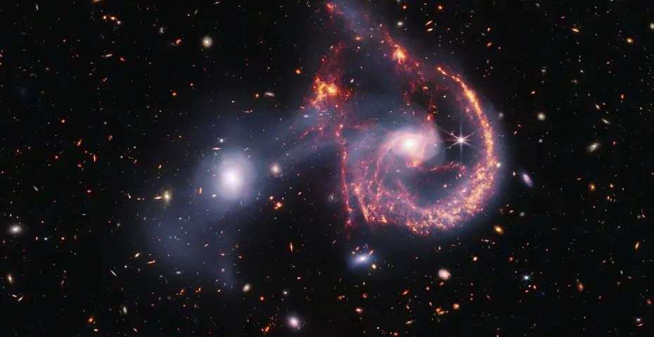 arp 107 jwst composite imge