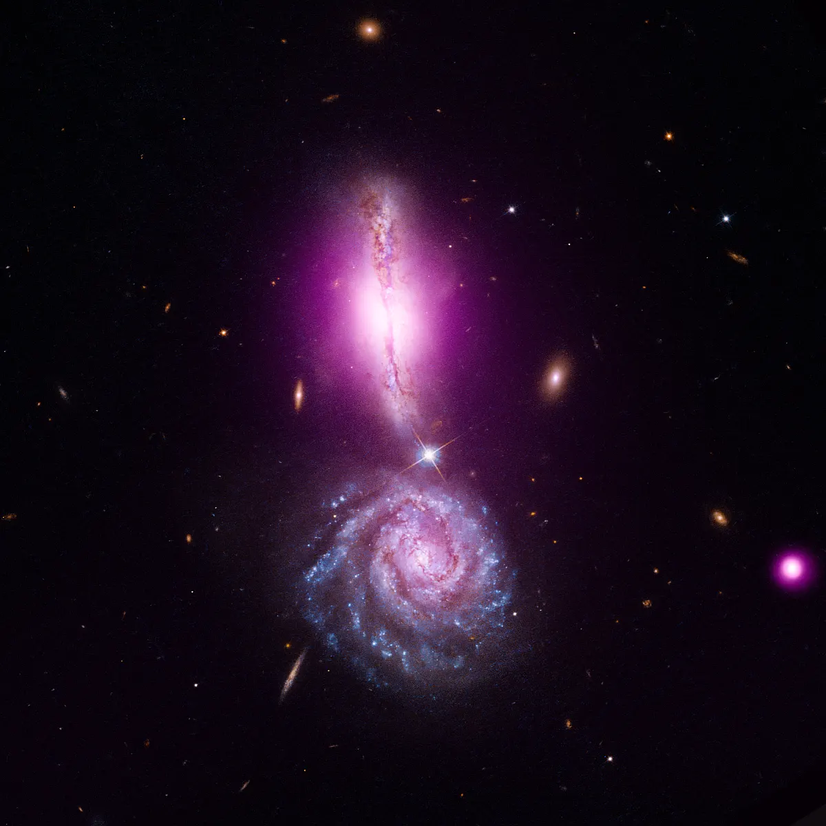 exclamation point galaxy,arp 302,vv 340