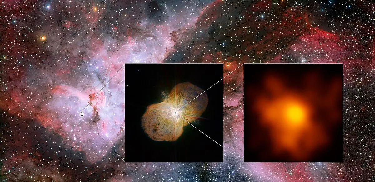 homunculus nebula location in the carina nebula