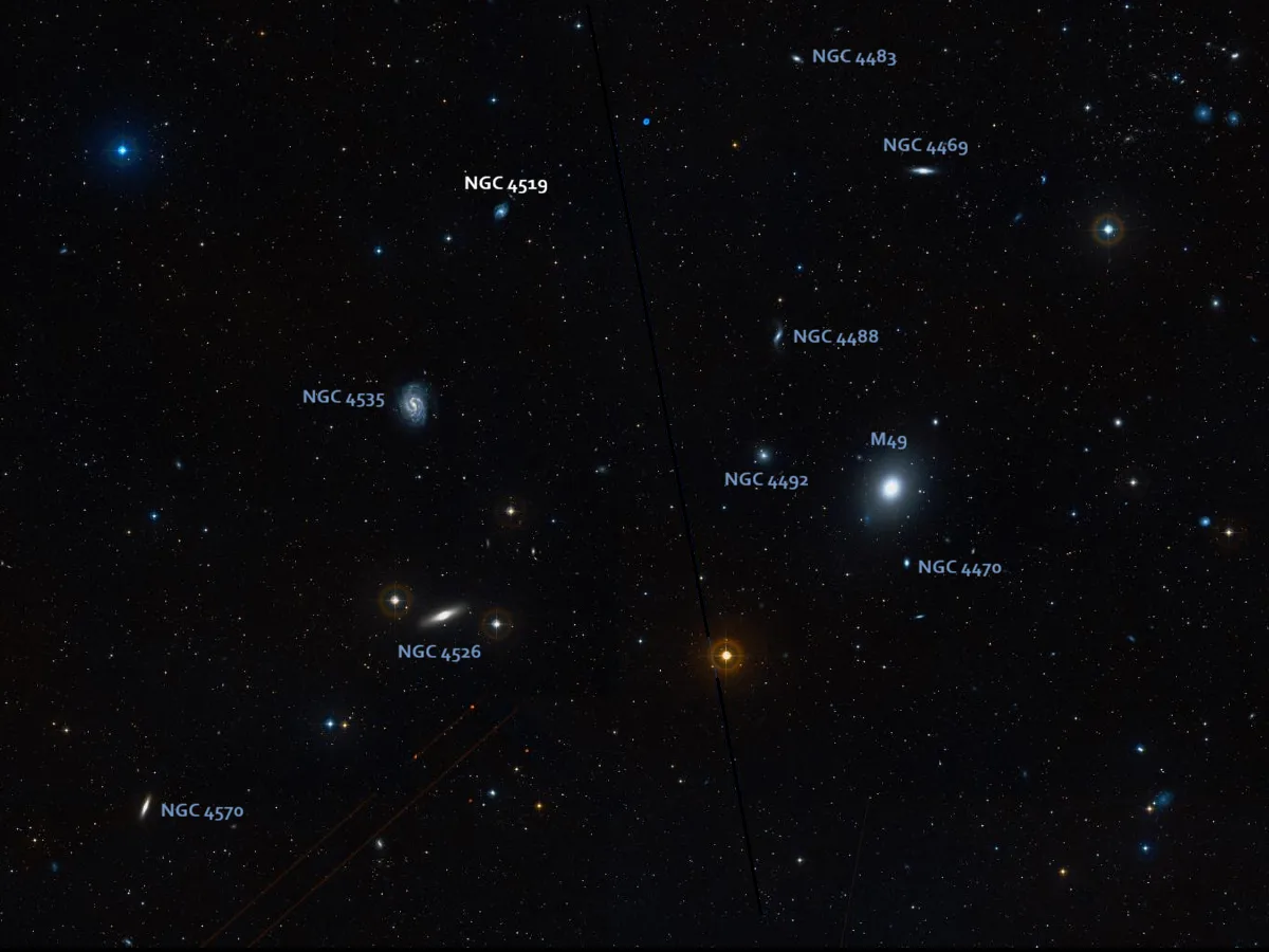 ngc 4519,virgo cluster of galaxies