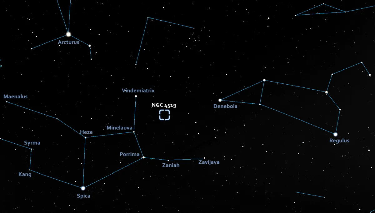 how to find ngc 4519,where is ngc 4519 in the sky