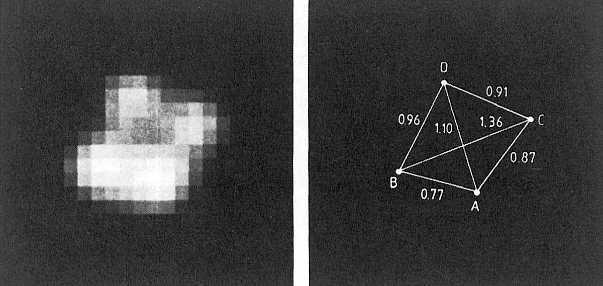 cloverleaf quasar eso image 1988