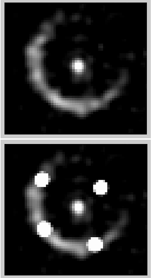 einstein ring and cloverleaf quasar