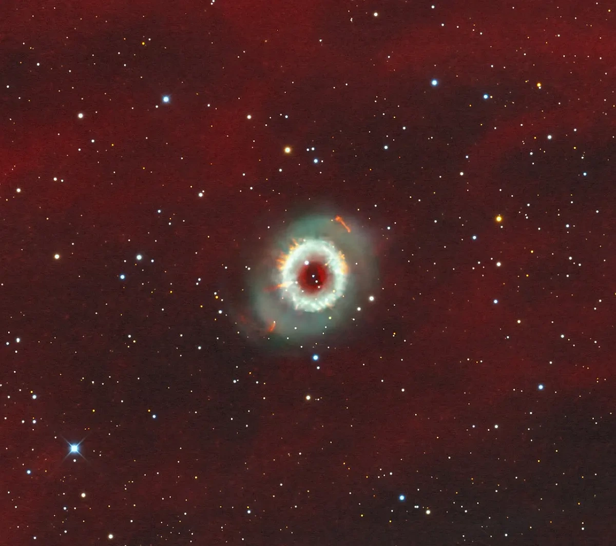 ngc 6337,ghostly cheerio nebula