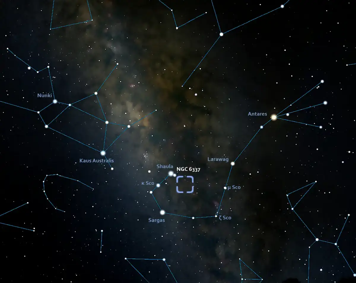 ngc 6337 location,how to fin the cheerio nebula,where is ngc 6337 in the sky