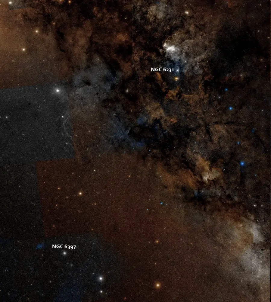 ara globular cluster and ngc 6231