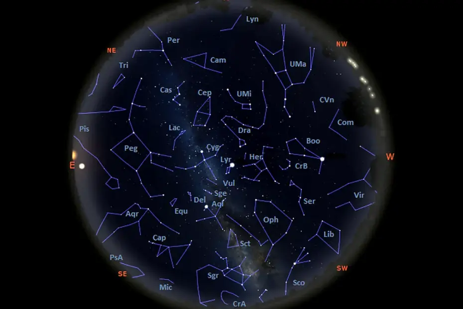 constellations in the sky tonight,constellations visible tonight