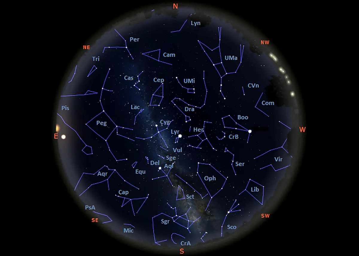 constellations in the sky tonight,constellations visible tonight