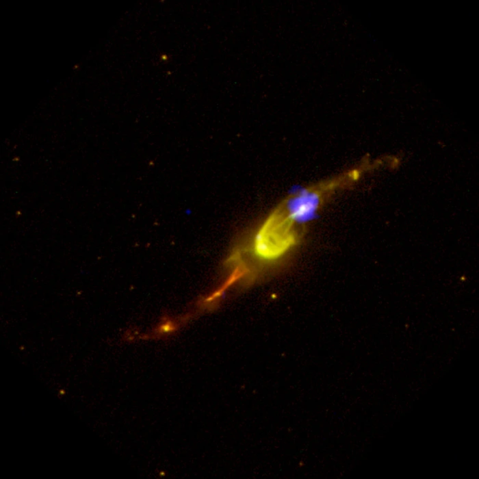 garden sprinkler nebula hubble chandra composite image