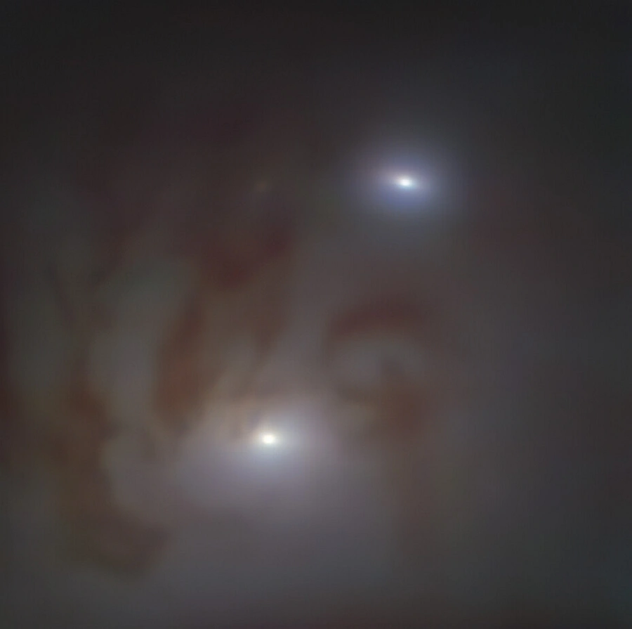 black hole pair in ngc 7727